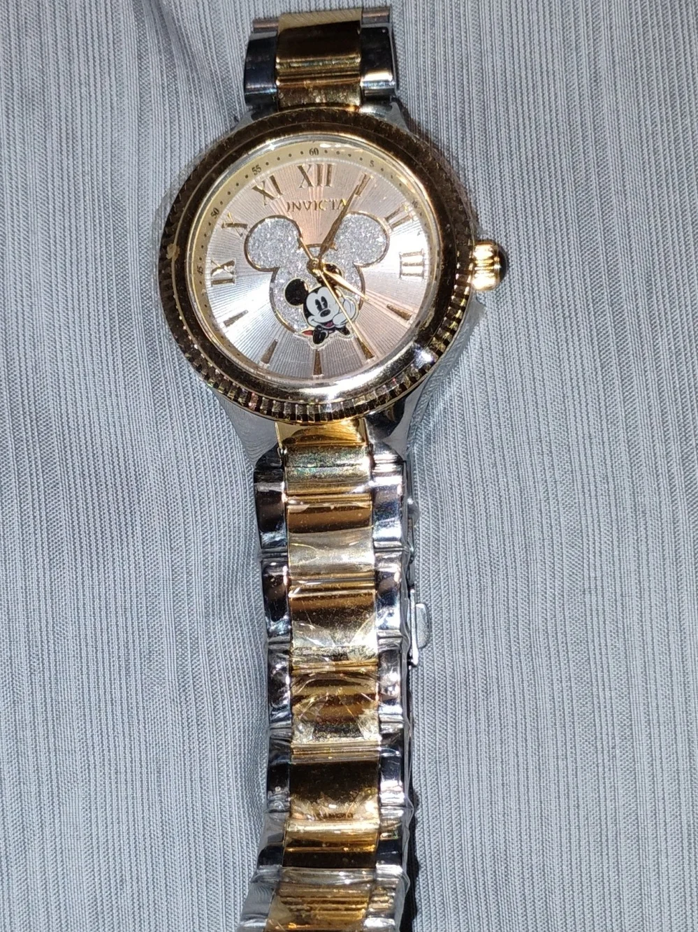 Invicta Gold-Tone Mickey Mouse Watch